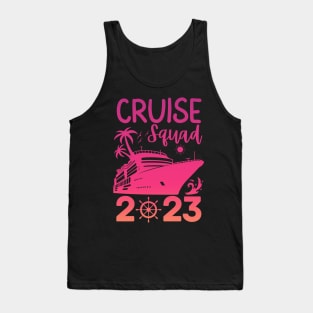 Family Cruise Squad 2023 Family Matching Group Squad Quote Tank Top